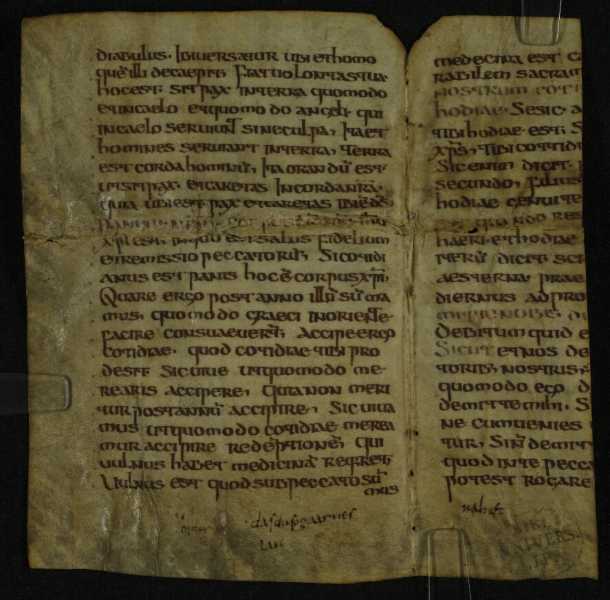 430-2: Rückseite des Doppelblatts